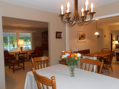 Dining Room to Kitchen and Living Room