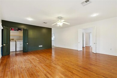 Large den/living area in rear of home