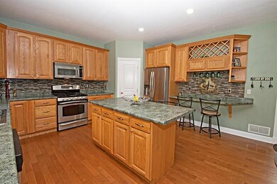 Kitchen Cabinets Provide plenty of storage.  Built