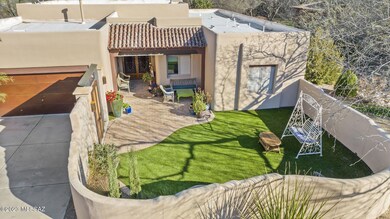 Aerial View of Front Courtyard