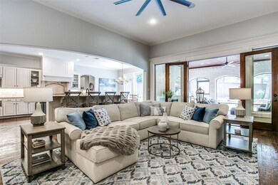 Open. family room to kitchen and outdoor living