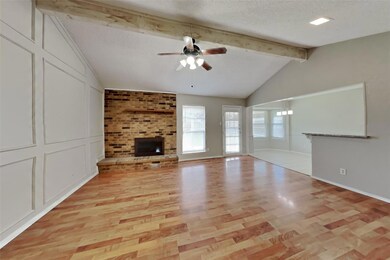 Unfurnished living room with a fireplace, ceiling 