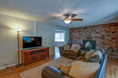 Beautiful brick fireplace