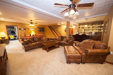 So close to doors to the pool and has fireplace fo