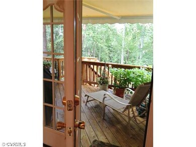 Patio/Deck - View of Deck through the French door 