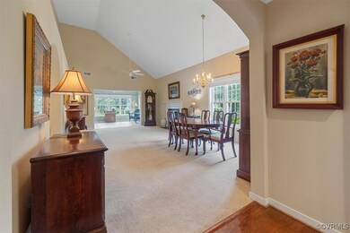 View from entry into Great Room