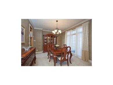 Formal Dining Room Features Faux Paint / Crown Mol