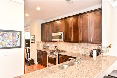Kitchen with extra bar seating
