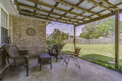 Covered back patio