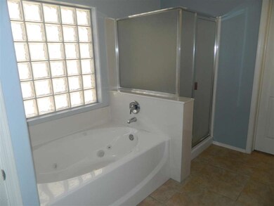 Tub & Shower at Master Bath