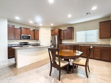 Dining and kitchen