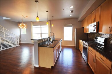 Kitchen featuring visible vents, appliances with 
