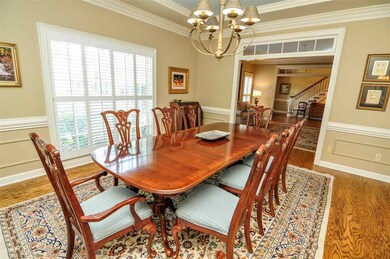 The formal dining room offers the ideal setting fo