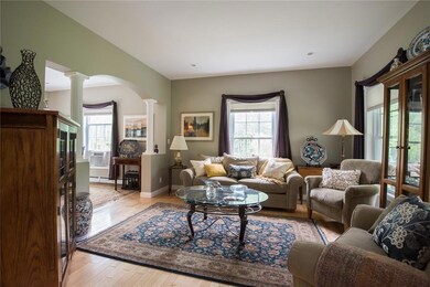 Large living area that opens up to...