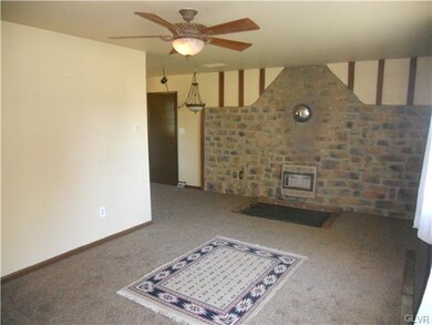 Spacious living room.