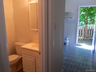 Large first floor half bath