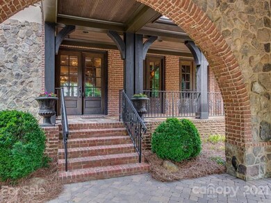 Front Entry Detail-Covered Porch-Porte-Cochere