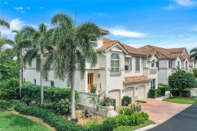 Mediterranean / spanish-style home with stucco siding, an attached garage, a tiled roof, and decorative driveway