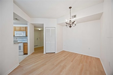 Kitchen is adjacent to the dining area