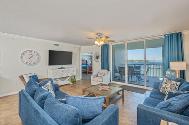 Living Area with Bay Views