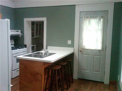 Kitchen. First floor apartment kitchen features pe