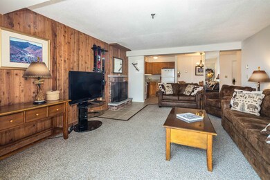 Living room and kitchen