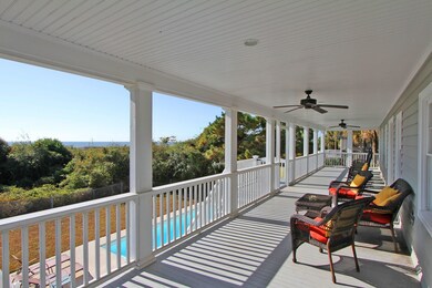 Spacious porch