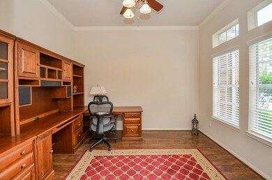 Working from home?  Enjoy your corner office with Windows and French Doors for privacy!