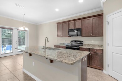 Rich Mahogany Cabinetry!