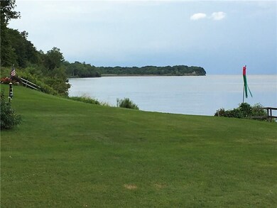 A view looking west.