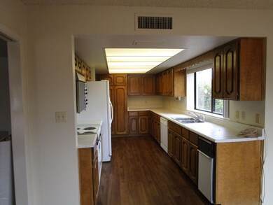 Kitchen with new flooring