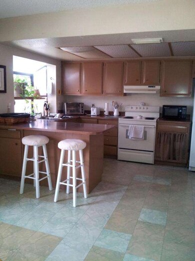 countertop bar area