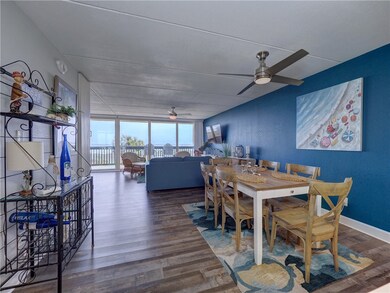 Open concept living and dining combination