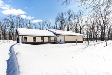Property has wire fencing also close to the garage / pole shed.