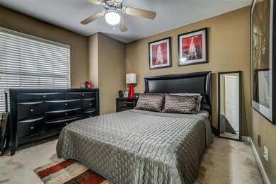 The large master bedroom includes a custom closet,