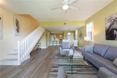 LOVELY, LIGHT AND BRIGHT! THE LIVING AREA IS OPEN