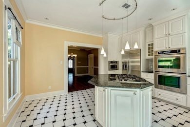 Look at this gourmet kitchen with updates.