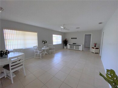 Open concept dining and living area