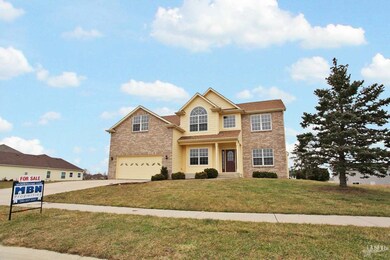 Front elevation with fresh paint