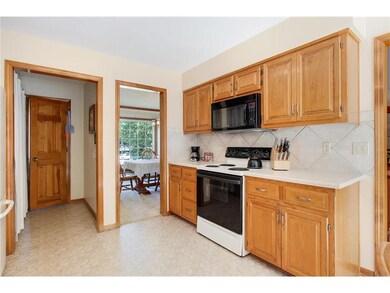 So many cabinets  & working counter space.  Steps 