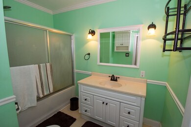 Updated large bathroom.