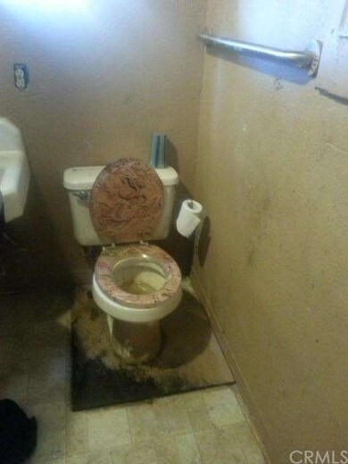 sinking toilet
