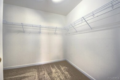 Walk in closet in Owner's Bedroom