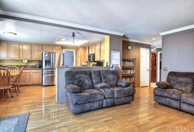 Another angle of the kitchen and family room. 