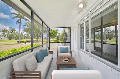 Large screened in lanai with electric hurricane sh