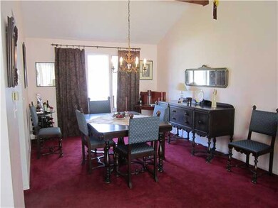 Dining Room. This oversized dining room opens to t