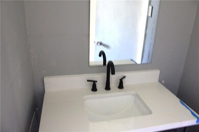 Bathroom view of vanity