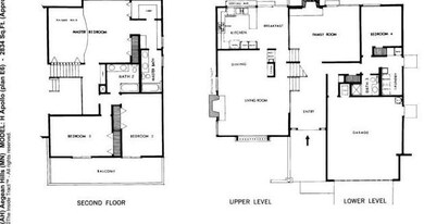 Floor plan (flipped for this home).