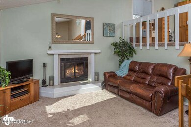 Loft and Fireplace