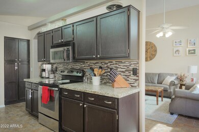 Kitchen east wall